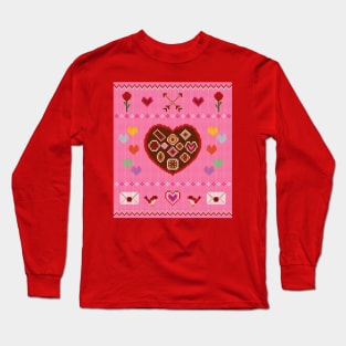 Valentine’s Day Knit Long Sleeve T-Shirt